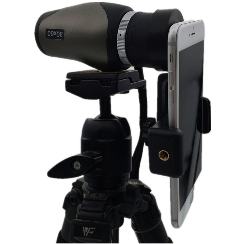 

JINJULI 30X60 HD Monocular High Definition Optic Lens Eyepiece Bird Watching Telescope With iphone 7 Phone Holder Outdoor Camping Travel