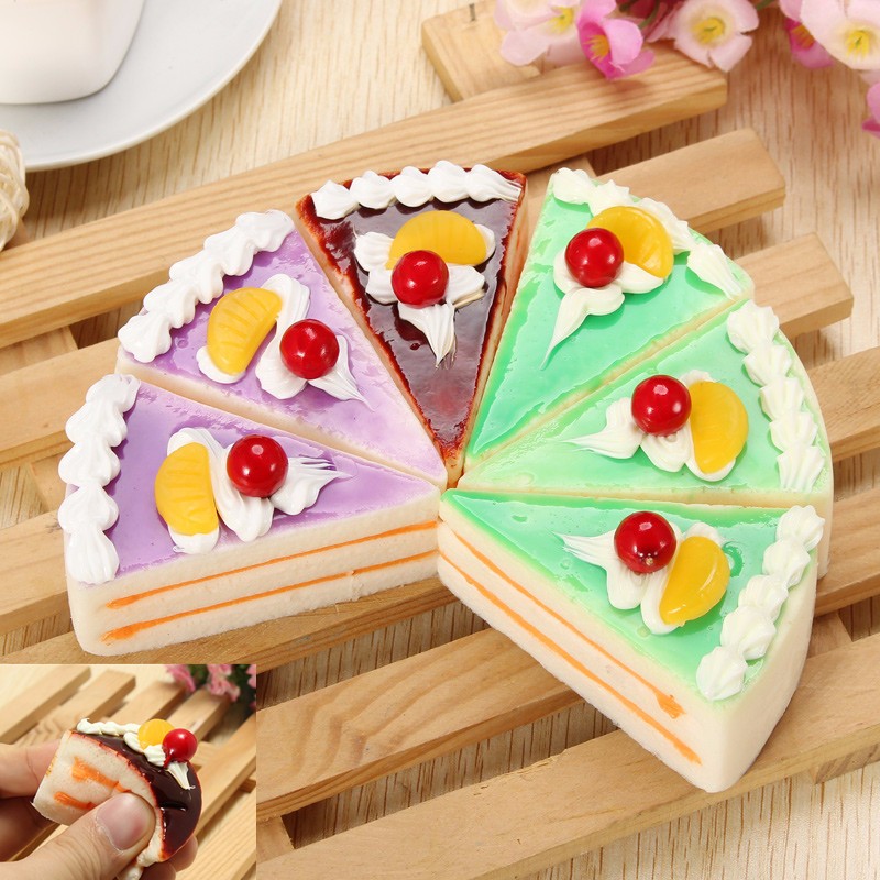 

Squishy Cake Decor Fruit Cream Cake Refrigerator Sticker Random Color