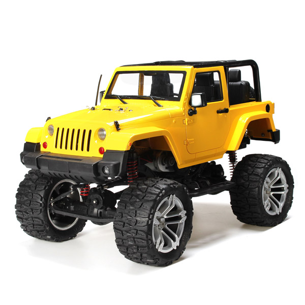 HG P406 1/10 2.4G 4WD RC Climbing Car 3 Channels Proportional Remote Control RC Jeep - Photo: 2
