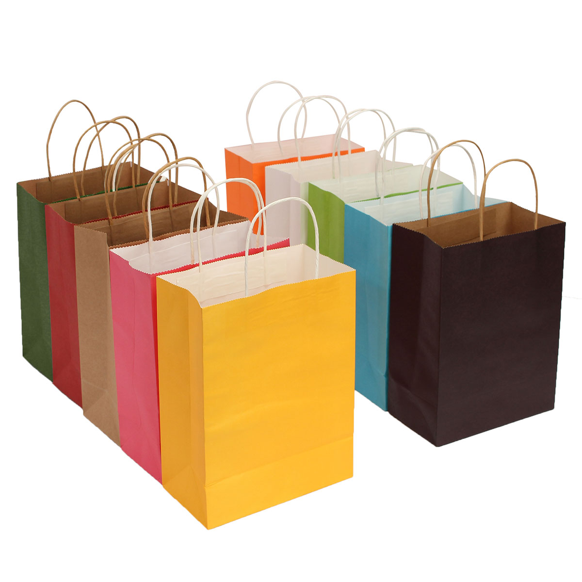 

21*27 *11cm Paper Gift Packaging Bag Shopping Multicolor Wedding Party Supply