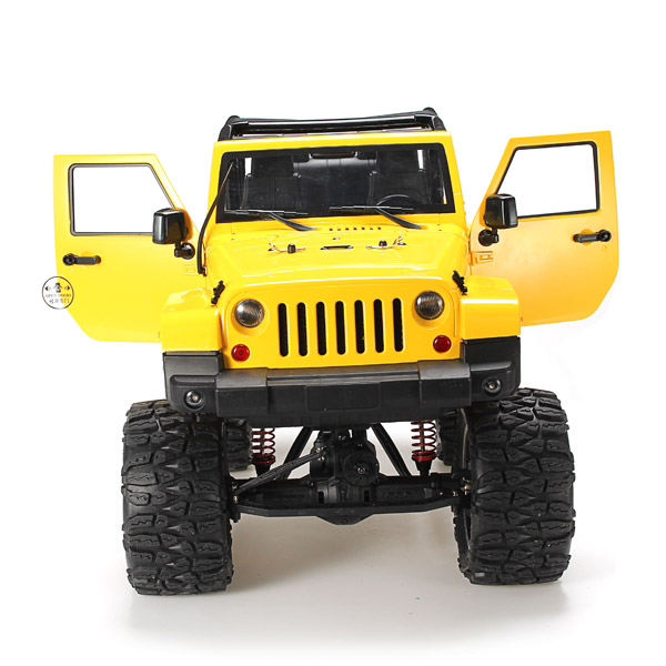 HG P406 1/10 2.4G 4WD RC Climbing Car 3 Channels Proportional Remote Control RC Jeep - Photo: 3