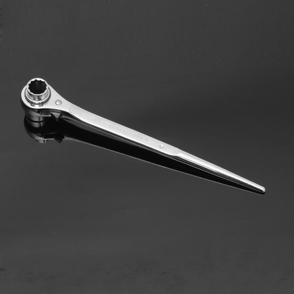 19 24mm Silver Steel Scaffolding Podger Spanner Site Ratchet Socket Wrench Tool 