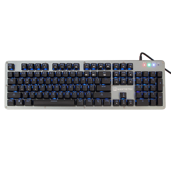 

Mantistek® GK2 104 Keys NKRO RGB Blue Red Black Brown Switch Mechanical Gaming Keyboard