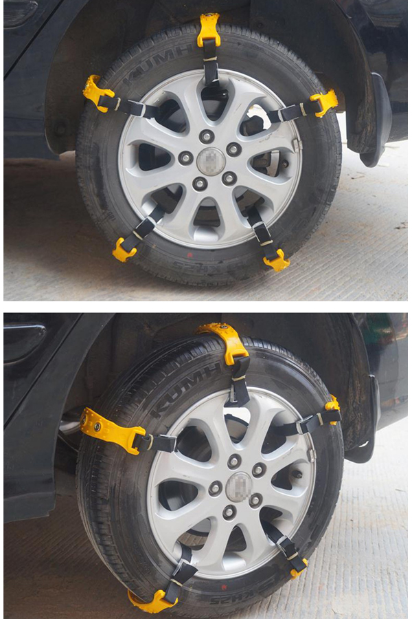 10pcs Car Tire Snow Chains Beef Tendon VAN Wheel Tyre Anti Skid TPU Chains Set