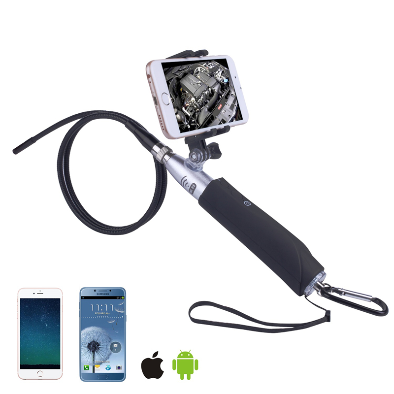 

8.0mm Wireless 960P 2MP 6 LEDs Handheld IP67 Endoscope for Android iPhone Inspection Tube Camera