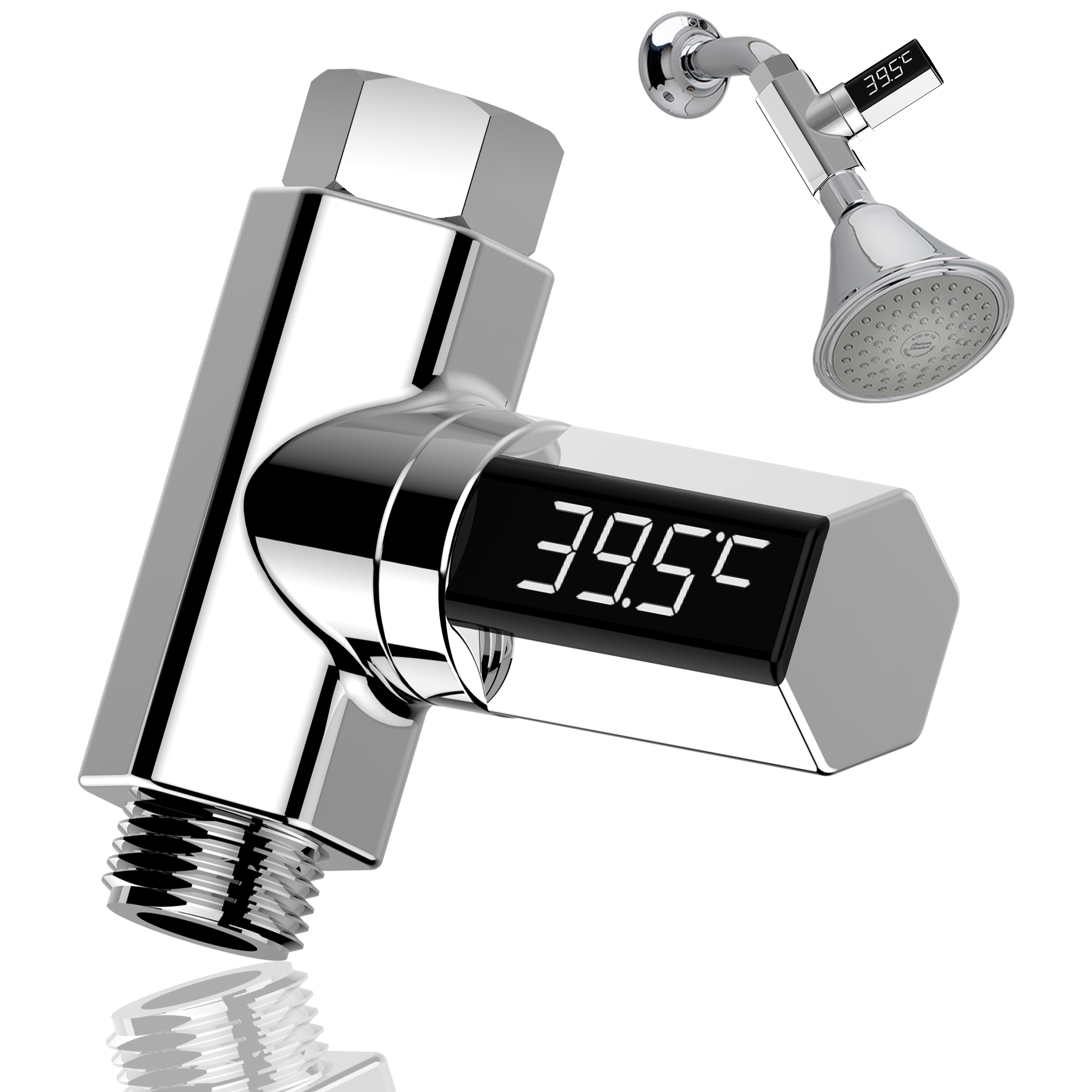 Loskii LW 102 Version amelioree Affichage a LED Thermometre de douche deau a la maison Celsius