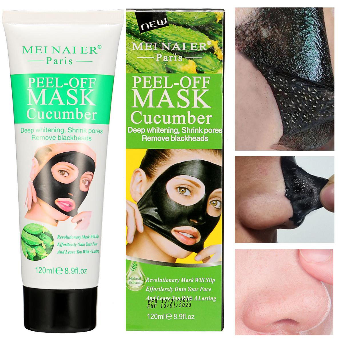 

Cucumber Blackhead Removal Mask Deep Cleansing Mineral Facial Peel Off Oil Control Acne Treatment