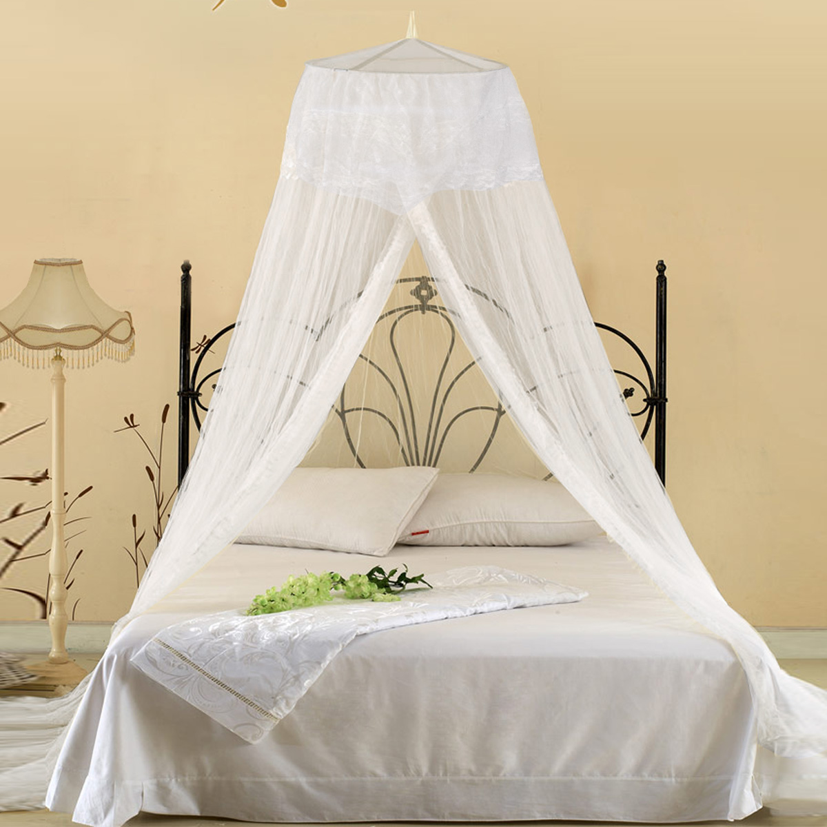 

Mosquito Net Bed Canopy Netting Fly Insect Room Protection Bedding Outdoor Curtain Dome