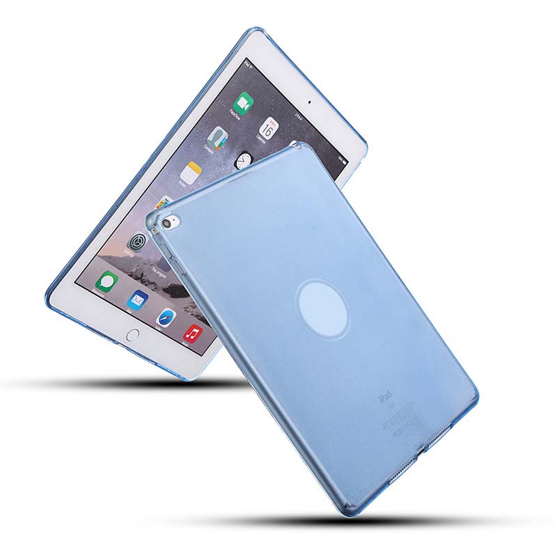 

Shining Glitter Translucent Soft Silicon Shockproof Tablet Cover Case For iPad Air 2 iPad 6