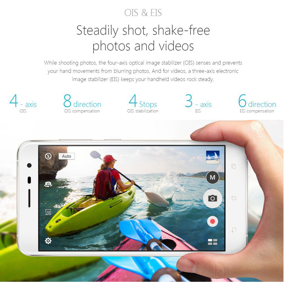 ASUS ZenFone 3 ZE552KL 5.5 Inch Fingerprint 4GB RAM 64GB ROM Snapdragon 625 Octa core 4G Smartphone
