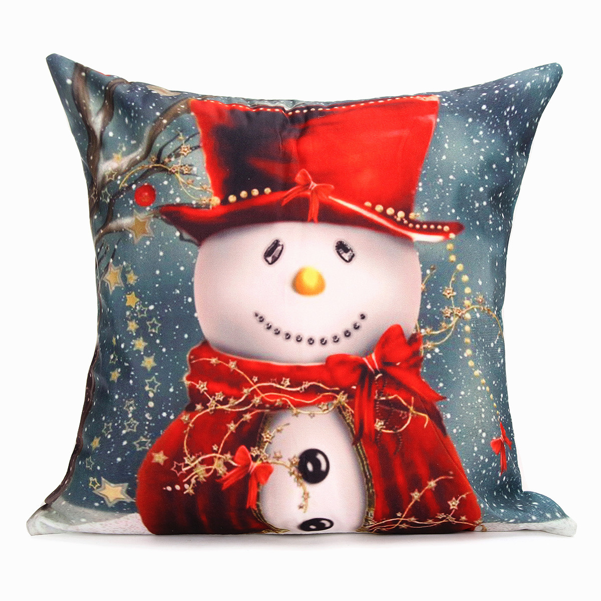 

45 x 45cm Christmas Santa Claus Series Decorative Pillow Case Square Sofa Cushion Cover