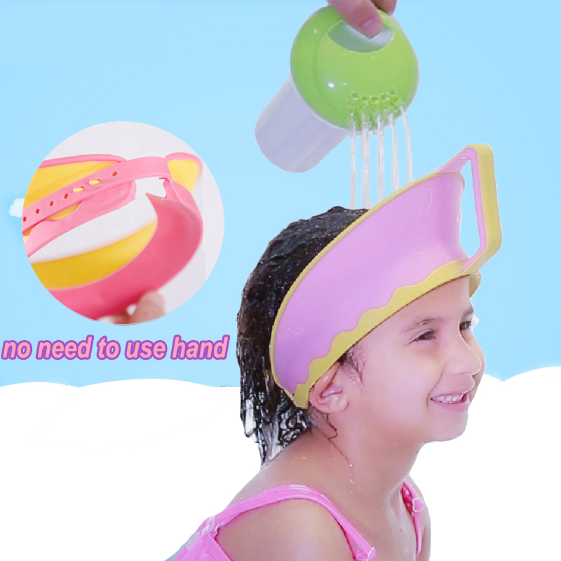 Baby Shower Cap Baby Bath Hat Shampoo Caps Hair Washing Hats Child Protective Bathing Visor 
