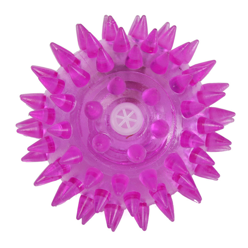 6cm Stress Reliever Ball Flashing Light Spiky Massage Ball Stress Reflexology Eases Tension Therapy - Photo: 9
