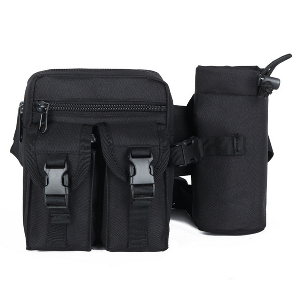 

Tactical Waist Bag Pouch Haversack Messenger Bag With Bottle Pack For Camping Hiking