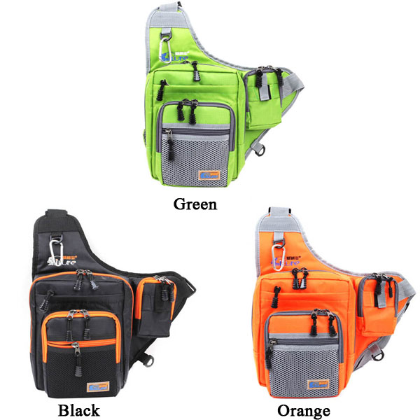 iLure Waterproof Canvas Fishing Bag Multi-Purpose Outdoor Bag Reel Lure ...