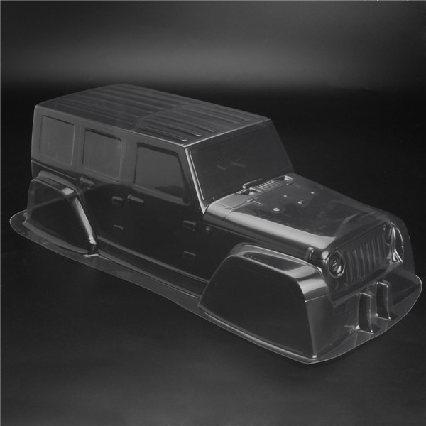 1:10 Scale Jeep RC Crawler Car D90 Body Shell Hard Plastic Transparent PVC Climbing Car  - Photo: 3