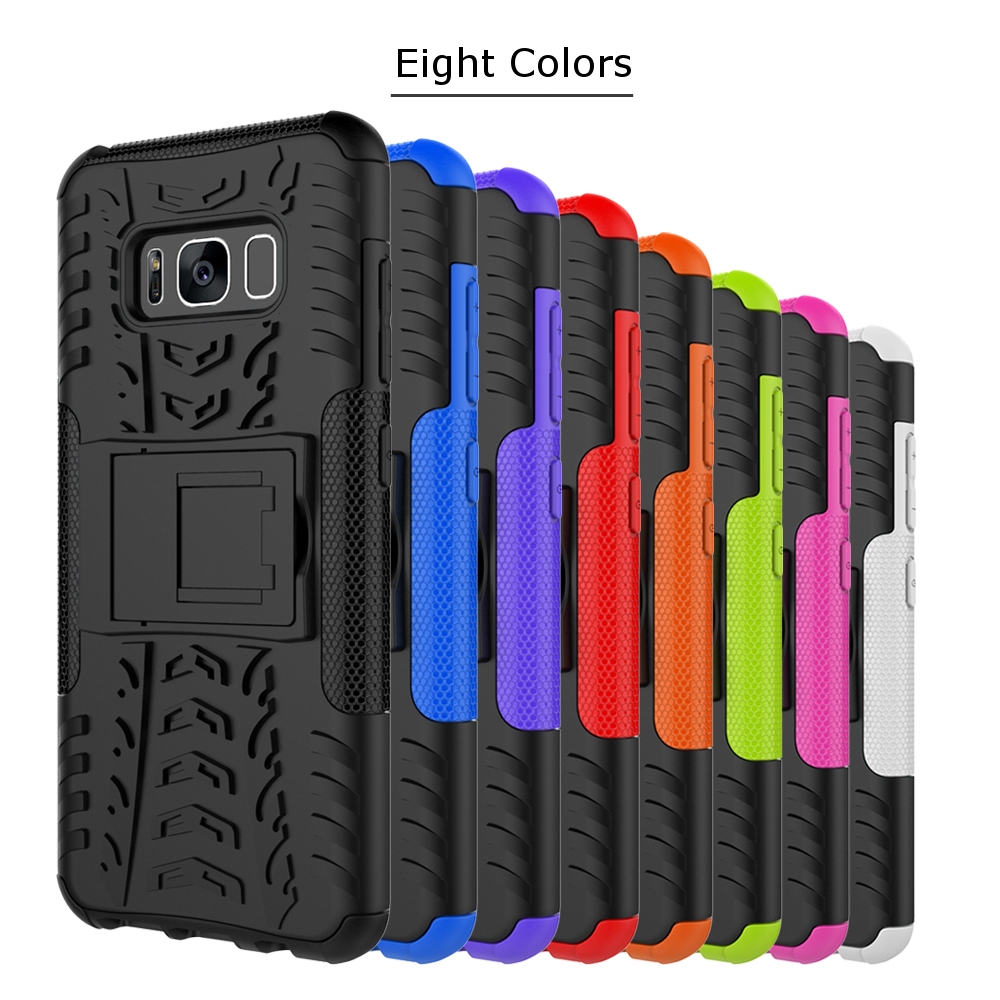Bakeey™ 2 in 1 Armor Kickstand TPU PC Case for Samsung Galaxy S8 Plus