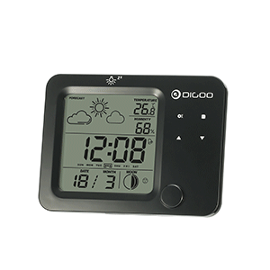 Digoo DG-C5 Hygrometer Thermometer Weather Station Backlit Alarm Clock
