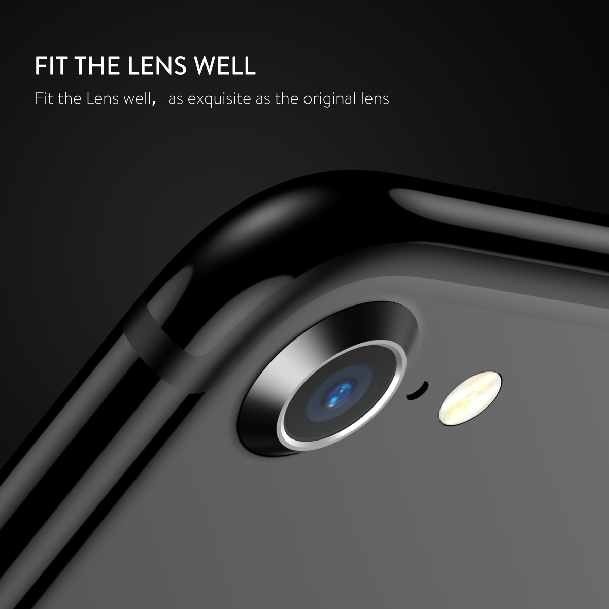 Baseus Metal Lens Protection Ring Anti-scratch Rear Camera Lens Circle Protector for iPhone 7