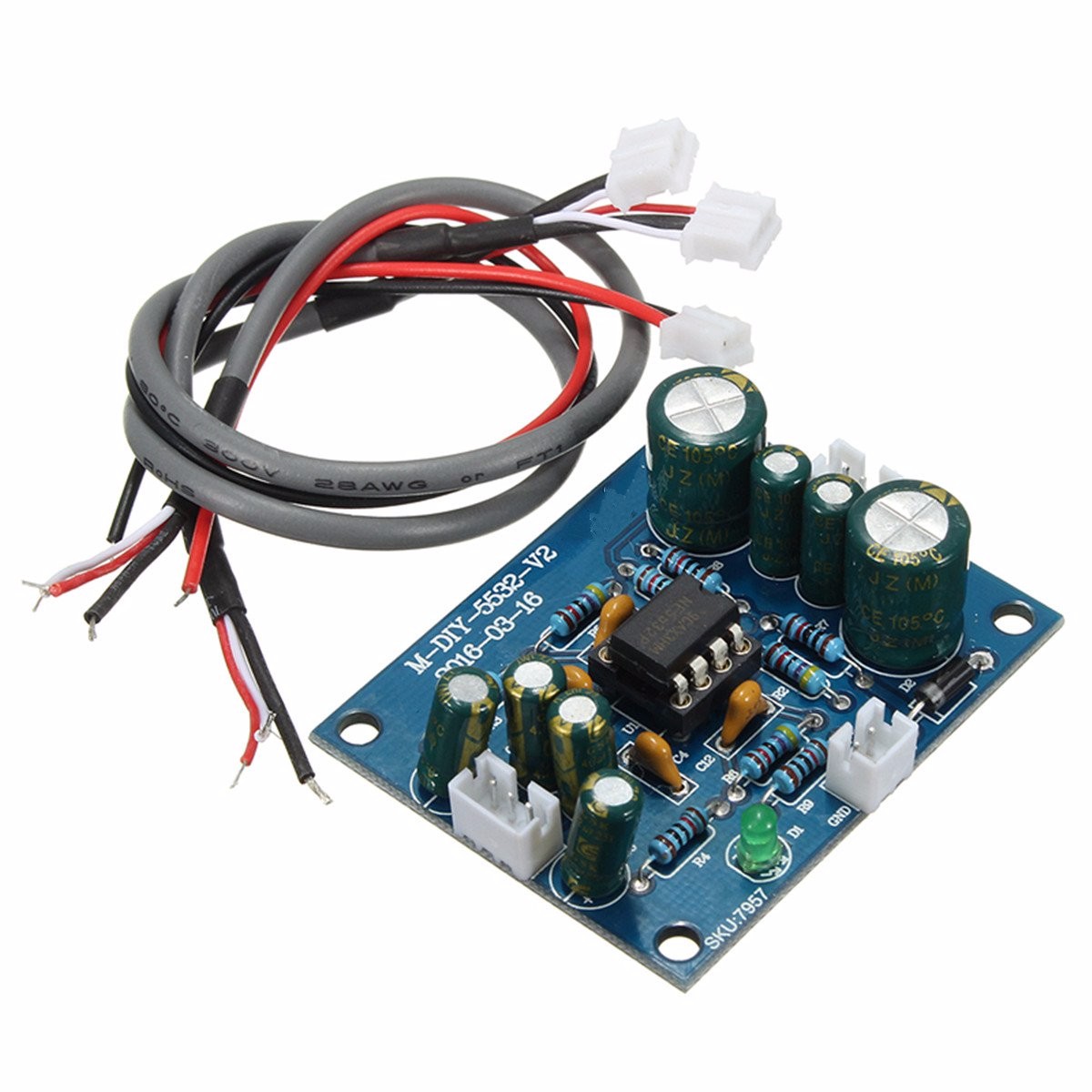 

NE5532 OP AMP HIFI Preamplifier Signal Amplifier Board For Bluetooth Pre-amp