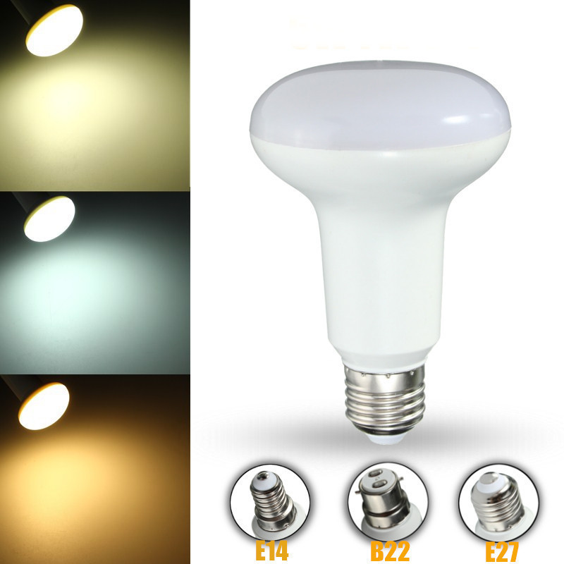 

5W R50 E27 E14 B22 LED Reflector Light Lamp Bulb Pure Warm Natural White AC85-265V