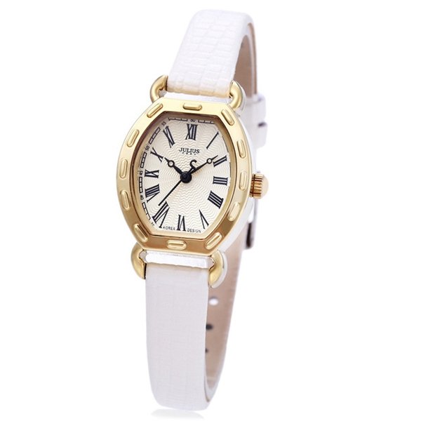 

JULIUS 544 Luxury Ladies Slim Leather Strap Simple Dials Women Quartz Wrist Watch