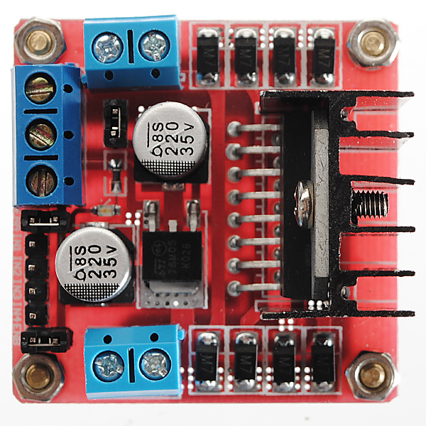 10PCS L298N Dual Stepper Motor Driver Controller Board Module RED 