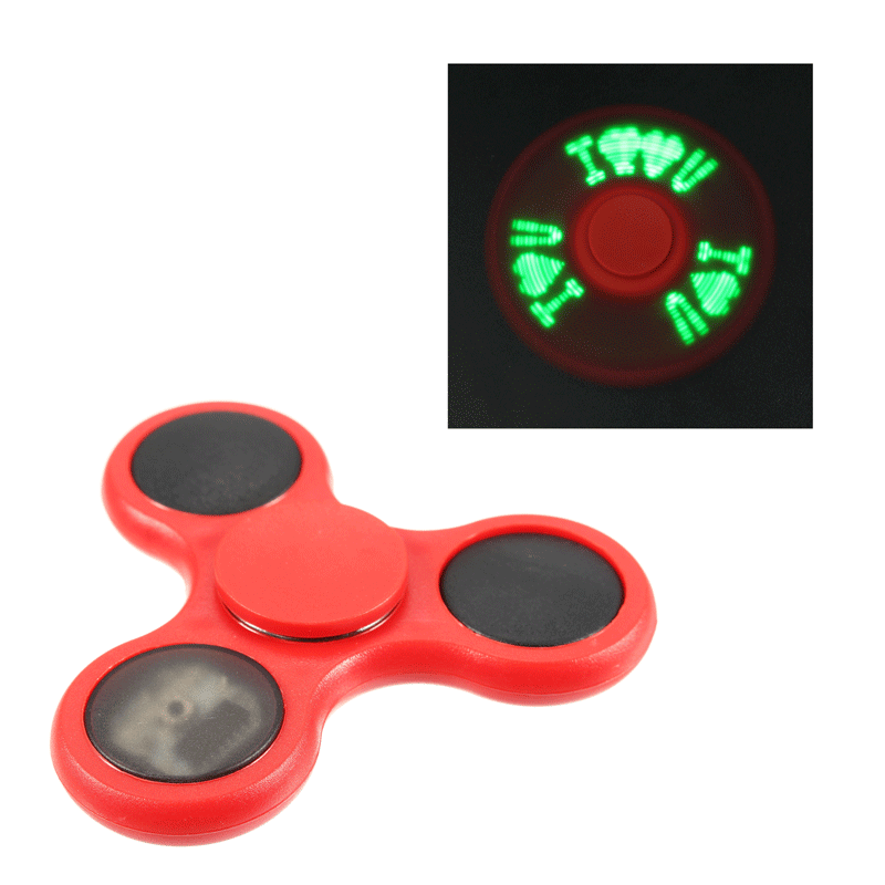 ECUBEE Hand Spinner LED Finger Reduce Stress Gadget 5 Colors With Proportional Steering 