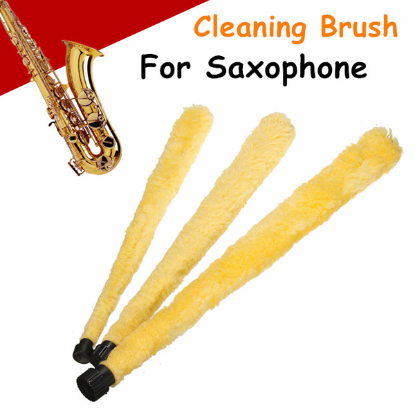 

Soft Cleaning Brush Fiber Cleaner Pad Saver For Sax Saxophone Durable Tool Part