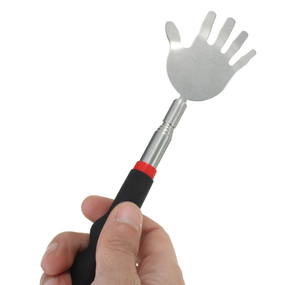 

Stainless Steel Extendable Back Scratcher With Telescoping Handle