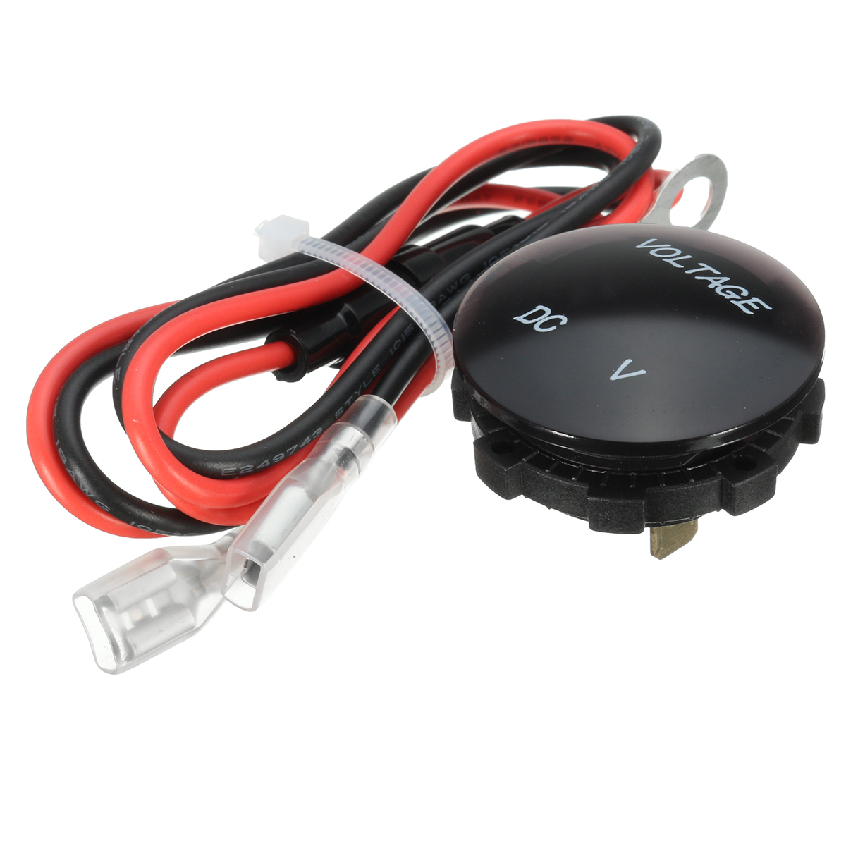 

12V-24V Car Motorcycle LED Digital Display DC Voltmeter Gauge Socket Waterproof