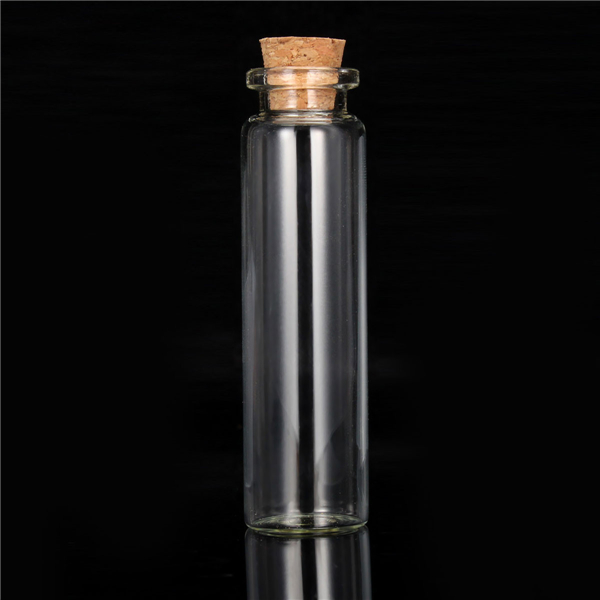 

20ml 22×80mm Transparent Glass Empty Bottles With Cork