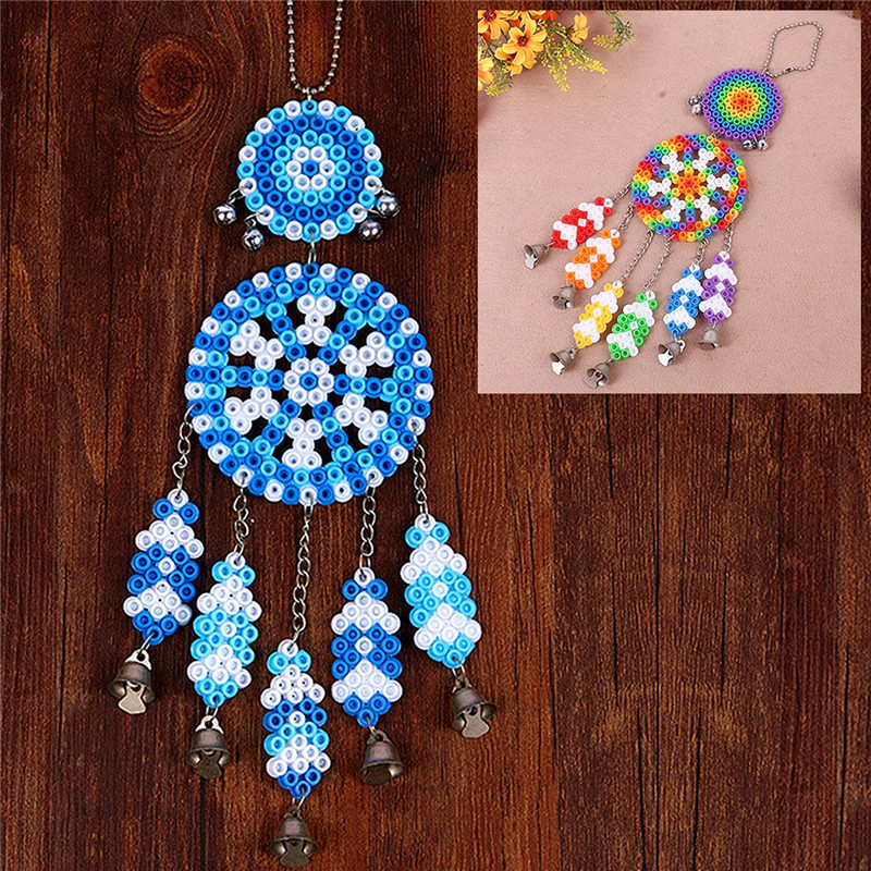 DIY Dream Catcher Windbell Kit Perler 5mm Fuse Beads Kid Craft Toy Decor - Photo: 1