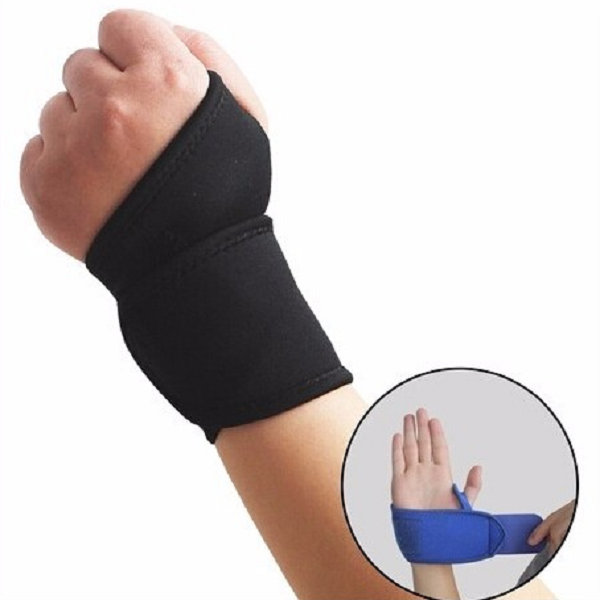 Adjustable Portable Elastic Wrist Brace Sports Wristband Fit Both Left & Right Thumb