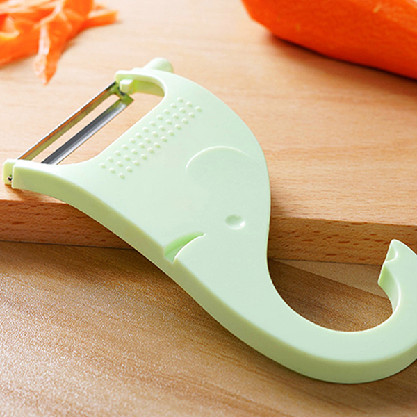 

Cartoon Elephant Shape Multi-function Vegetable Fruit Peeler Potato Slicer Cutter Knife Kitchen Tool