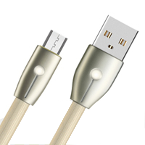 

Remax 2.1A 3.28ft/1m Smart Breathing Light Micro USB Date Cable for Samsung Xiaomi Huawei