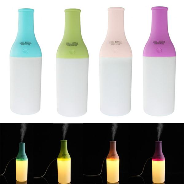 

Mini Bottle Delicate Ultrasonic Home Office Aromatherapy USB Lamp LED Humidifier Mist Air Diffuser Purifier