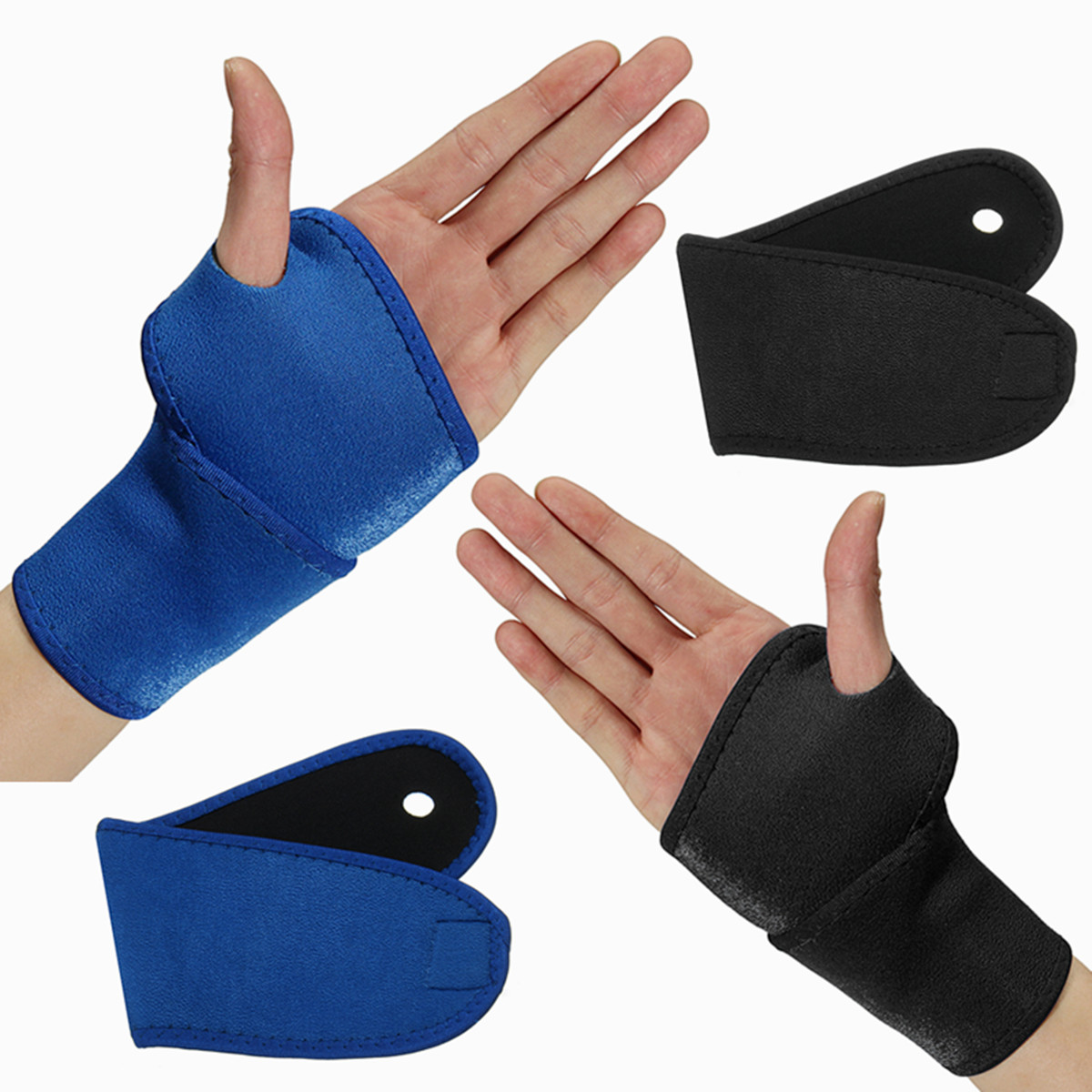 

Sports Adjustable Wrist Palm Wrap Guard Band Neoprene Brace Support Gym Sprain Strain Strap