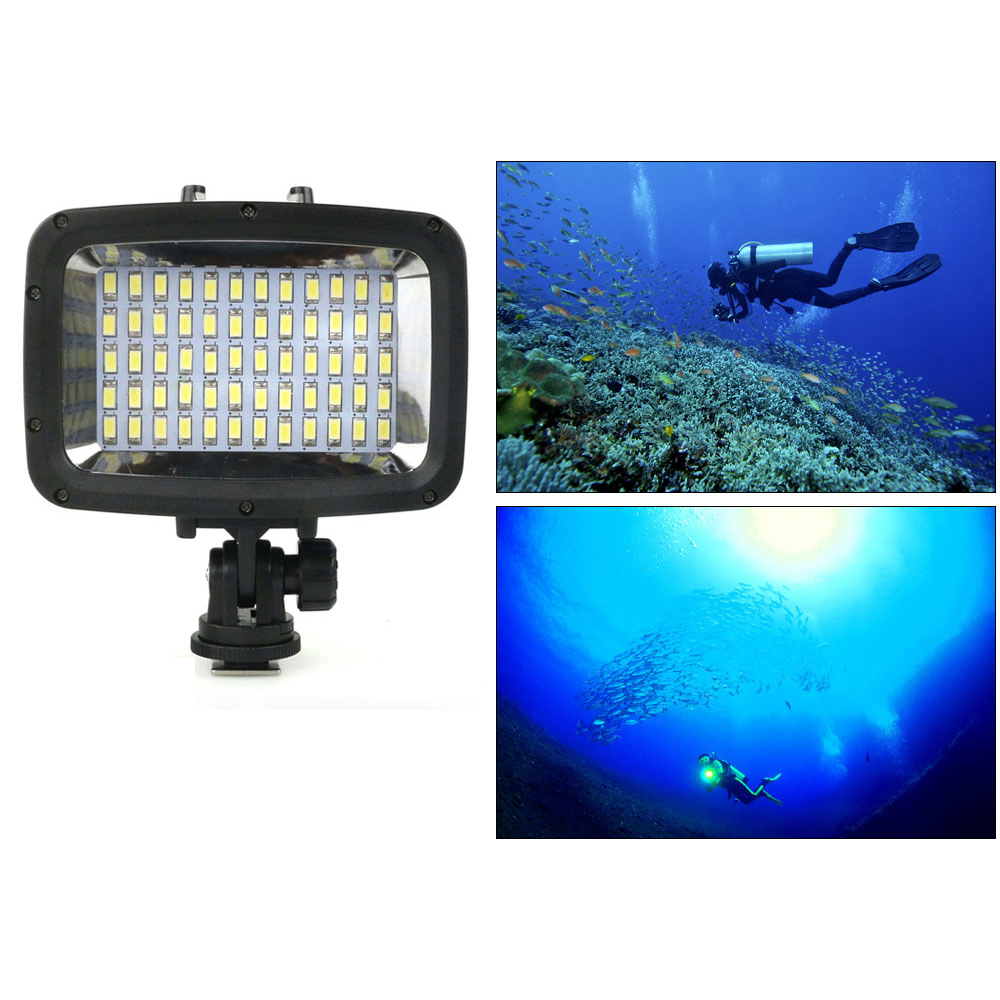 

40m Waterproof Underwater LED Video Camera Fill Light Photography Lamp for Gopro Sjcam Xiaomi Yi