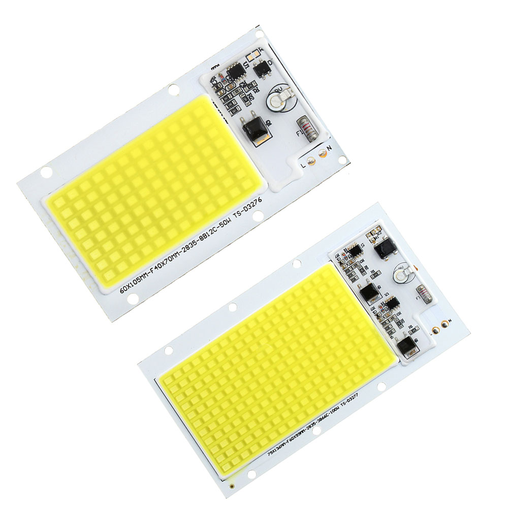 AC220V 50W 6040 COB Chip Light Source Fits for DIY LED  Floodlight BG