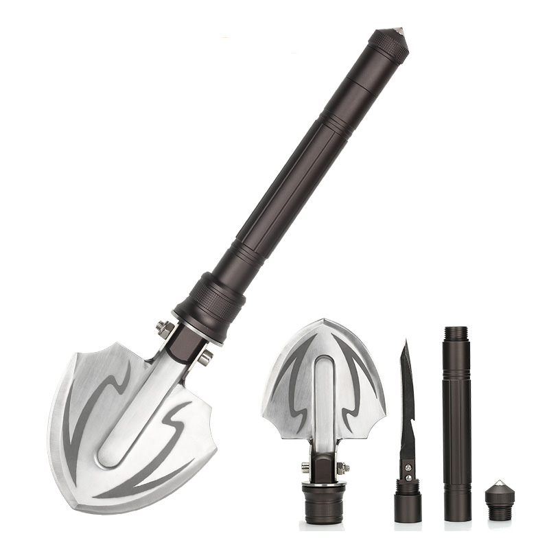 

IPRee Outdoor Multi-Functional Shovel Camping Combination Spade Self Defense Tactical Tool