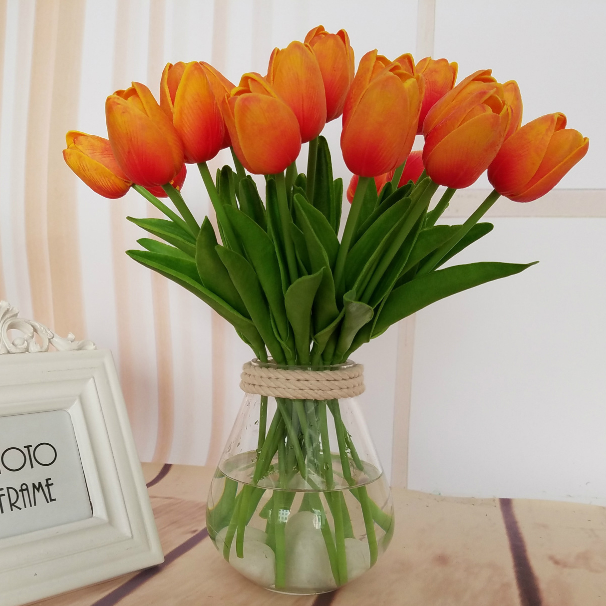 Single Branch Mini Tulip Artificial Flowers Fake Flower for Home Wedding Decoration  Alex NLD