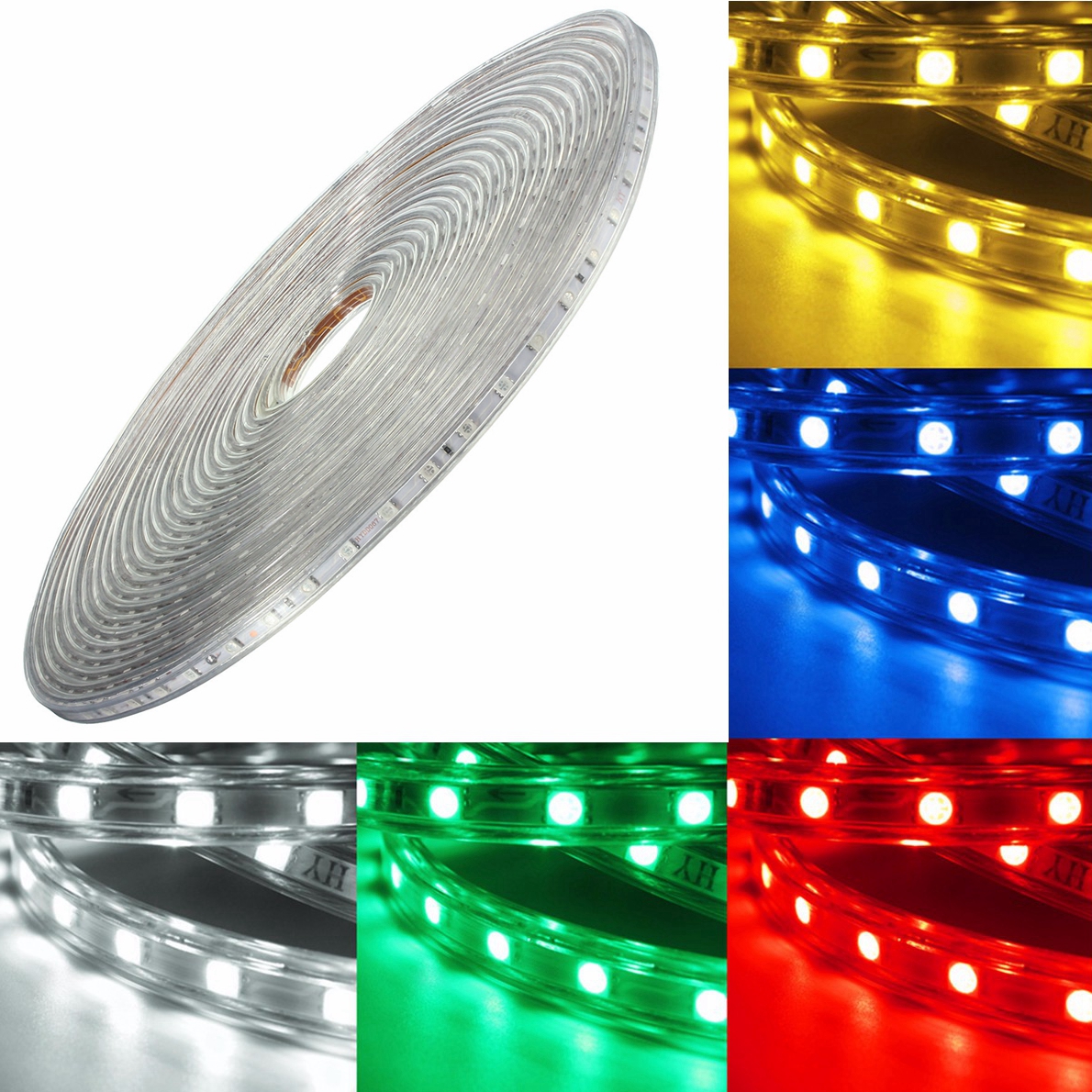 

220V 14M 5050 LED SMD Outdoor Waterproof Flexible Tape Rope Strip Light Xmas