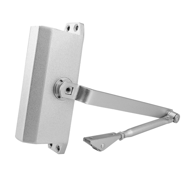 

YC-1014 Commercial Door Closer Silver Aluminum Finish 45-65kg for Wooden/Lightweight Metal Door