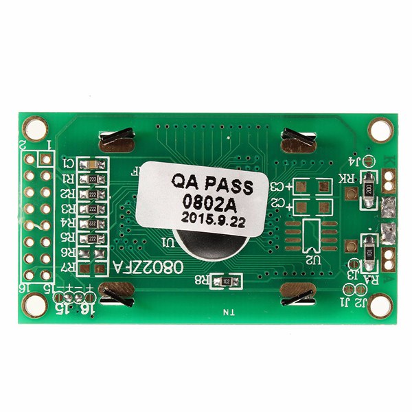 29a140c3-e393-4c10-8628-b57dc4e28a4c 0802 LCD Module 8*2 Character Display Green LED Backlight For Arduino