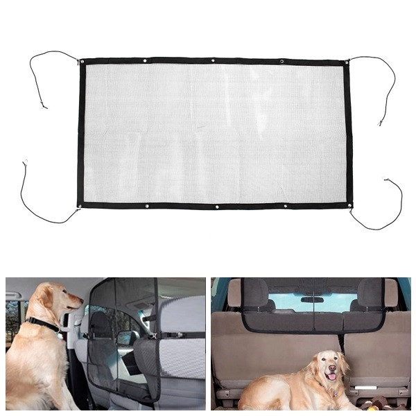 

115cmx62cm Pet Safety Isolation Net Back Seat Dog Barrier Mesh for Car SUV Truck