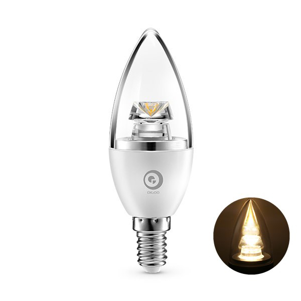 

1X 5X 10X Digoo Hummingbird Series E14 High PF Quality 5W LED Diamond Candle Bulb Lighting AC85-265V