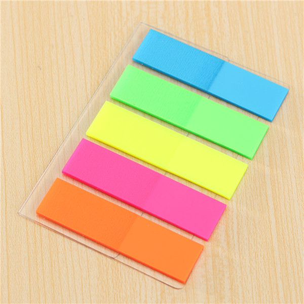 

Fluorescent Multicolor Sticky Notes Notes Index Tab Memo Page Sticker