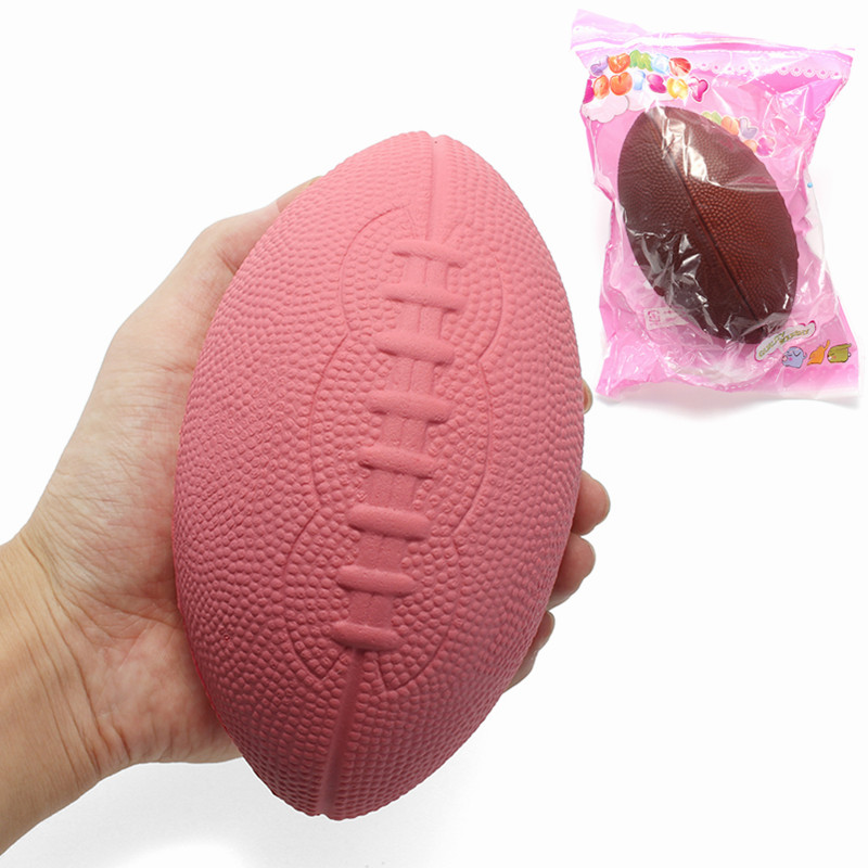 Squishy Football Rugby Jumbo 15cm Soft Slow Rising Collection Jouet decoratif
