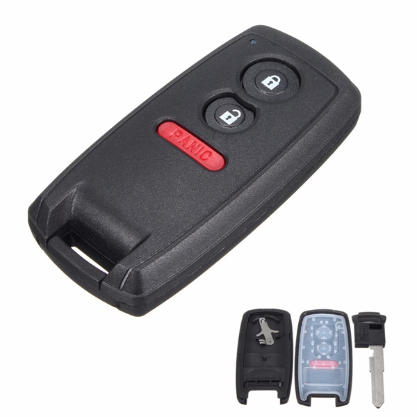 

3 Button Car Remote Key Shell Fob Case Uncut Blade for Suzuki SX4 Swift Grand Vitara